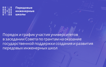 Порядок и график участия университетов в заседании Совета