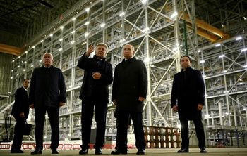  Владимир Путин посетил «Центр строительства крупнотоннажных морских сооружений», запущенный при участии НИУ МГСУ 