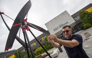 В БФУ напечатали вертикальный ветрогенератор на 3D-принтере