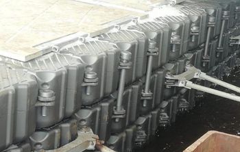 В НИУ МГСУ испытали понтоны для сооружения мостов и пешеходных переправ