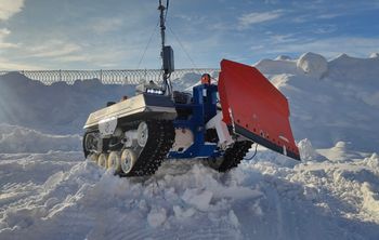 Автономный снегоуборщик СПбПУ прошел испытания при -40°C